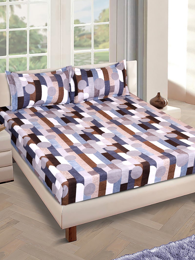 ROMEE Polycotton Double Bedsheet King Size for Bedroom